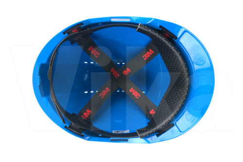 Kaski ochronne 3M G3000 norma EN 397 tworzywo ABS niebieski 4 punktowa więźba