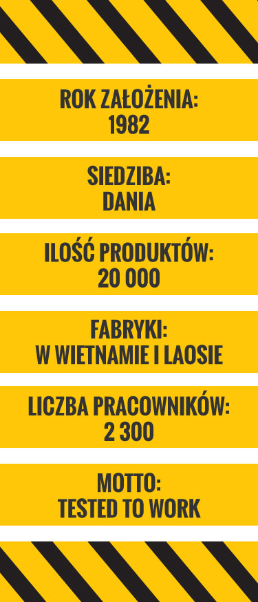 Infografika - Główne informacje o firmie Mascot
