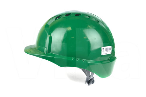 Kaski ochronne BHP JSP EVO 2 zielony 6 punktowy system wentylacji daszek