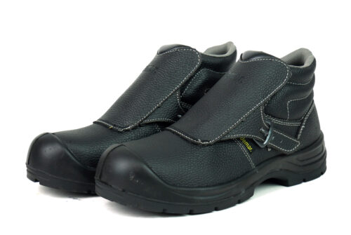 Buty spawalnicze Demar 7555B - łatwe i szybkie odpinanie klapki